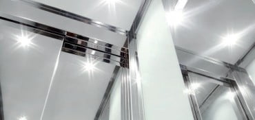 Cabines légères et solides pixlight pour ascenseurs Pixlight